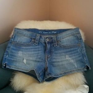 VS Size 6 denim shorts